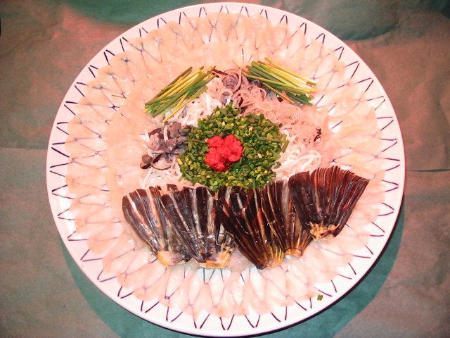ふぐ刺し